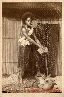 画像1: 台紙付鶏卵写真 「ハワイ・オセアニア先住民」 関連八枚 ■ １９世紀末頃