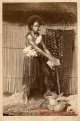 台紙付鶏卵写真「ハワイ・オセアニア先住民」関連八枚 ■ 19世紀末頃