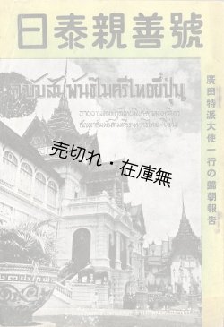 画像1: 日泰親善号 廣田特派大使一行の帰朝報告 ■ 東洋文化学会／海外之日本社　昭和17年