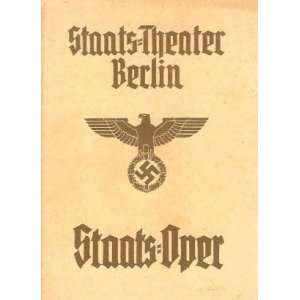 画像: （独『STAATS-THEATER BERLIN STAATS-OPER』四冊　☆ドイツ国立歌劇場のパンフレット ■ 1939・1940年