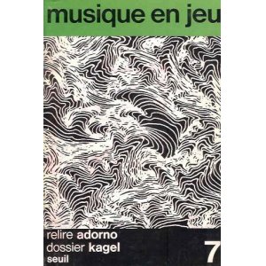 画像: （仏） 『musique en jeu』 No.7: Relire Adorno　☆フランスの現代音楽雑誌