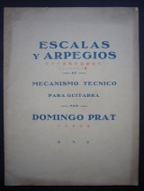 画像: ギター演奏法基礎技巧■楽苑社　小倉俊訳編　ドミンゴ・プラット著　昭和15年