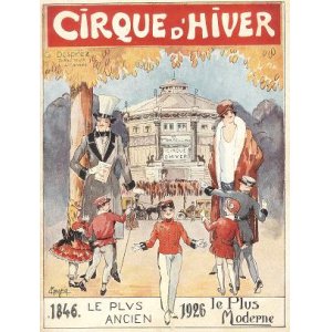 画像: (仏) CIRQUE D'HIVER　☆巴里の劇場 「冬のサーカス」 の公演プログラム■1927年