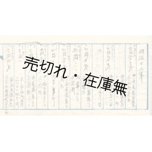 画像: 上京したある遊び人氏による「遊楽費」支出簿 ■ 明治13〜24年