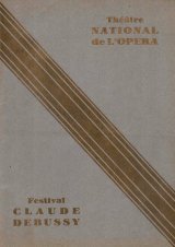 画像: [仏] クロード・ドビュッシー祭プログラム ■ 於パリ国立歌劇場　1929年2月