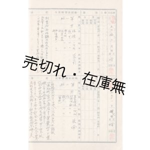 画像: 福島県信夫郡金谷川村青年学校「日誌」四冊 ■ 昭和17〜22年