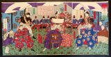 画像: 錦絵「勅使鹿児嶋江到着図」三枚一組 ■ 楊洲斎周延画　出版人：佐藤新太郎　明治10年