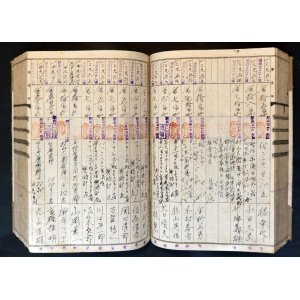 画像: 横浜市鶴見区の質屋「質物台帳」二冊 ■ 昭和11・16年