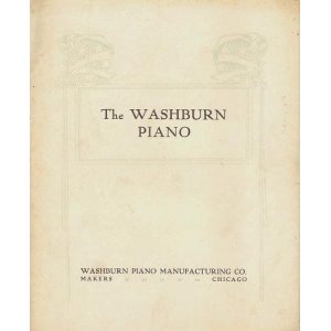 画像: (英) The WASHBURN PIANO　☆ピアノカタログ■Washburn piano manufacturing co.　1913年