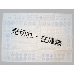 画像: 東西浪花節真打人気競 昭和6年末一月改正■全国浪花節奨励会編纂