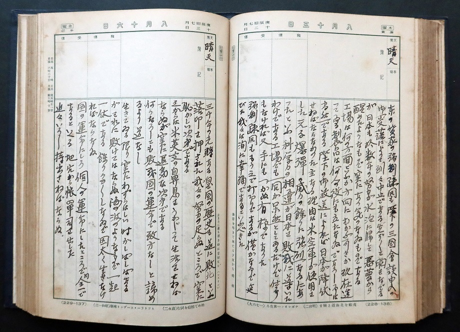 画像1: ある岐阜県人の半生を記録した「自筆日記」51冊 ■ 大正15年〜昭和53年